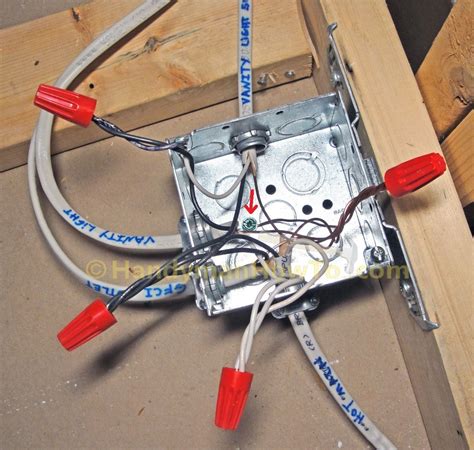 2 set of wire in vanity junction box|How to Install a Junction Box .